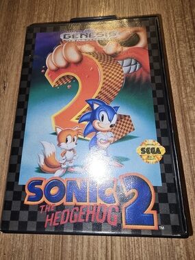 Sonic the Hedgehog 2 (SEGA Genesis, 1992) w/ Manual T